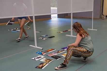 Aufbau DVF Jugend-Fotofestival in Freisen