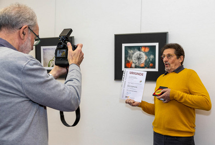 Medaillengewinner Gerd Schunck - Foto Lisa Scholz